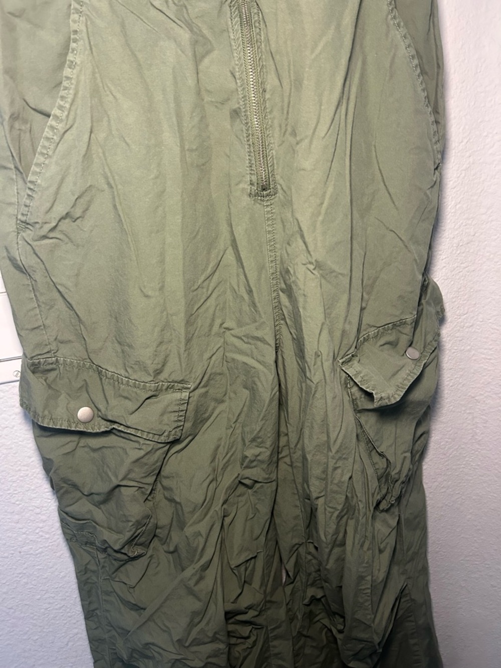 Universal Thread Olive Utility Cargo Jumpsuit - Picture 3 of 12